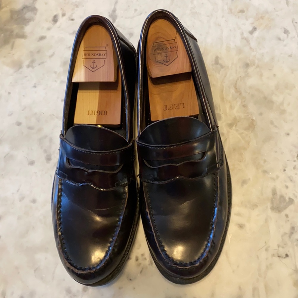 Classic GH Bass Penny Loafers Cordovan
